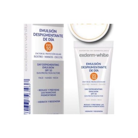 EXDERM WHITE EMULSIÓN DESPIGMENTANTE DE DÍA FPS50 50ML