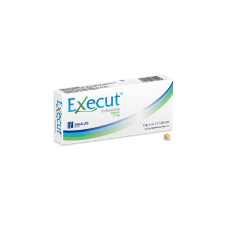 Execut 25mg 25 Tabletas