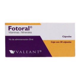 FOTORAL 30 CÁPSULAS VITAMINAS/MINERALES