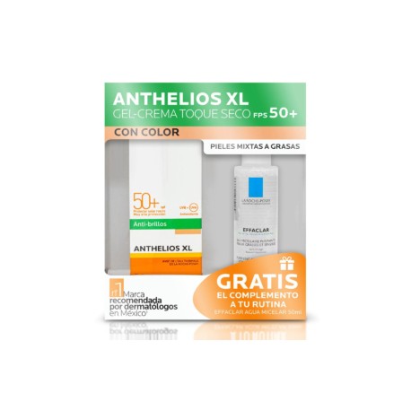 KIT ANTHELIOS ANTI-BRILLOS FPS50+ C/COLOR